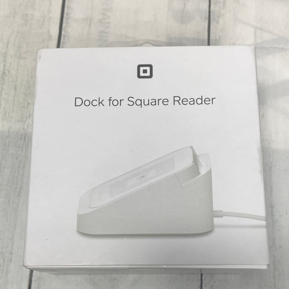 Square Dock for Square Reader - White (Reader not included) Dock w/USB cord